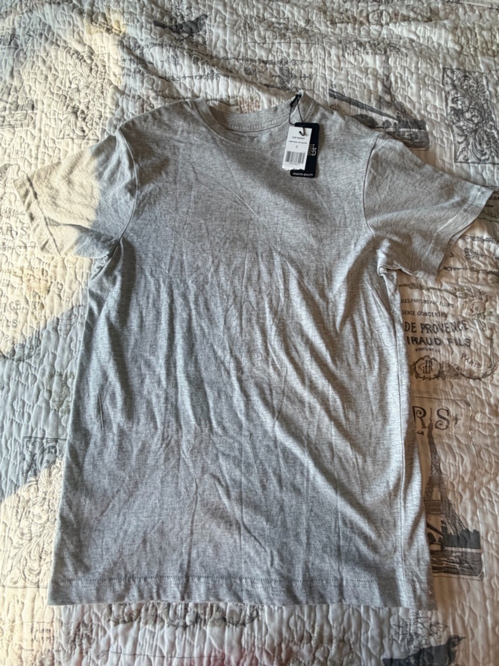 Chapel & Creed Heather Gray Crew Neck Tee NWT Small Basic Soft Tee